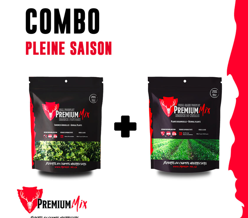 Combo pleine saison - 1 âcre