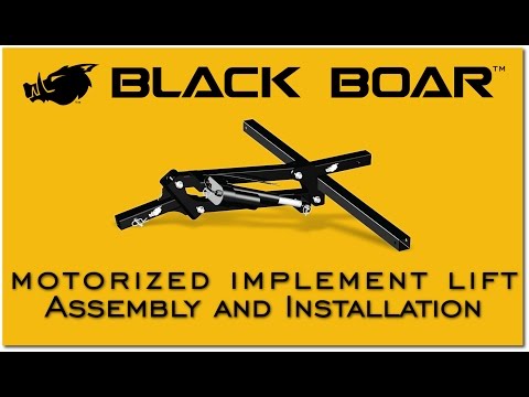 Black Boar Implement Lift - Électrique