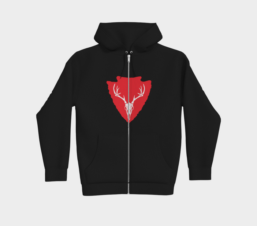 Hoodies Zip Noir